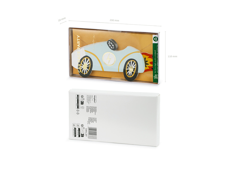 Zaproszenie Autko - przykładowy wzór