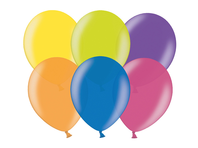 Balony Metallic Mix 23cm - opakowanie 100 sztuk