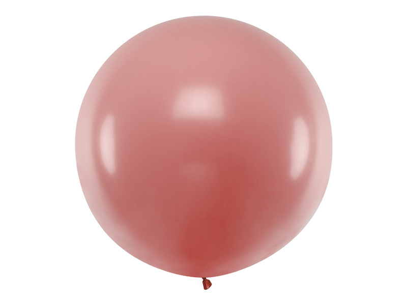 Balon okrągły 1 m Pastel Wild Rose