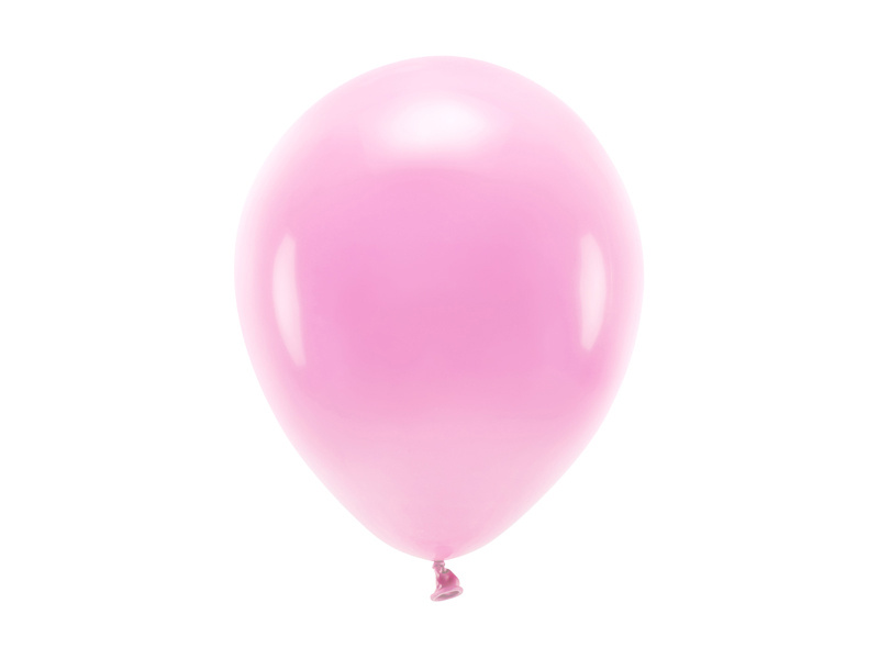 Balony Eco pastelowe różowe 26cm - opakowanie