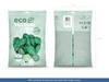 Balony Eco 30cm pastelowe, zielony (1 op. / 100 szt.)
