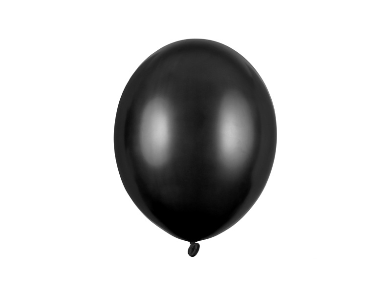 Balony Strong 27cm Metallic Black - opakowanie