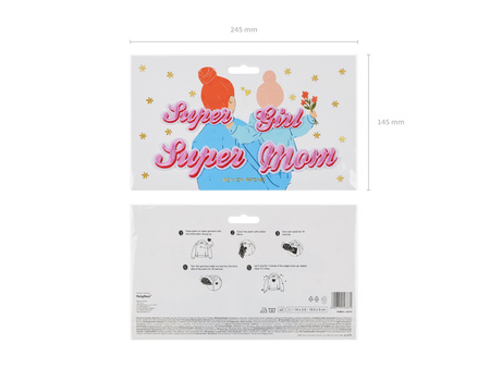 Naprasowanka Supermom, mix, 14x3.5-19.5x5 cm (1 op. / 2 szt.)