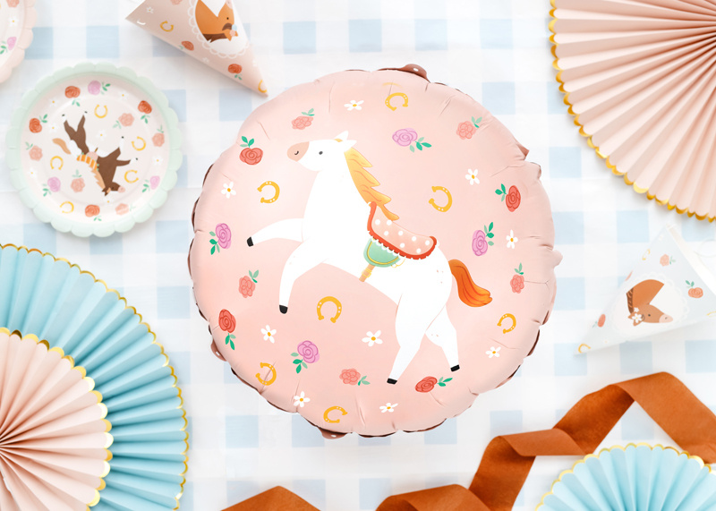 Balon foliowy Koń 45 cm po napompowaniu