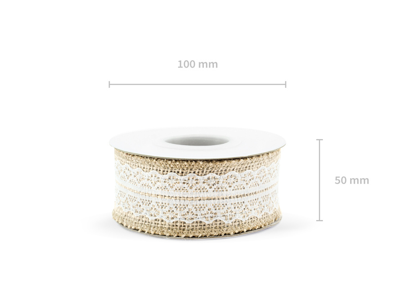 Taśma jutowa z koronką – inspiracje dekoracyjne