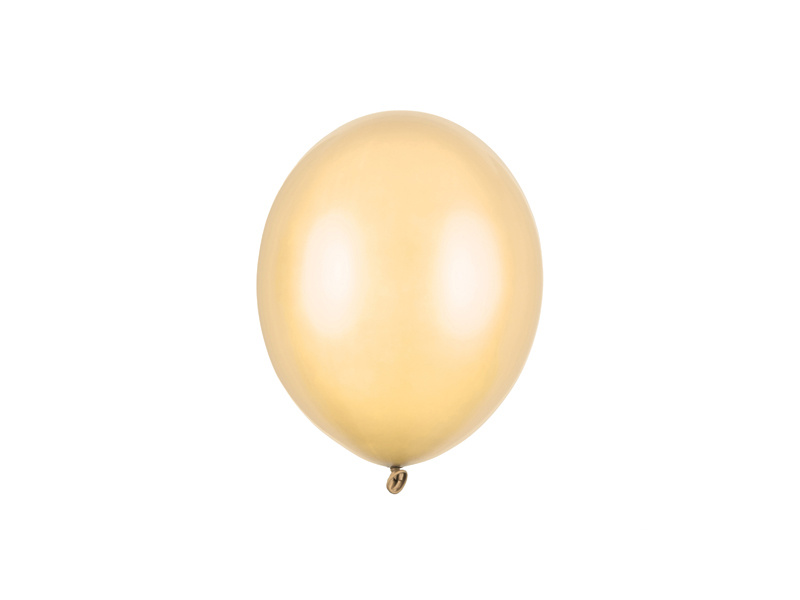 Balony Strong 12 cm Metallic Bright Orange – opakowanie 100 sztuk