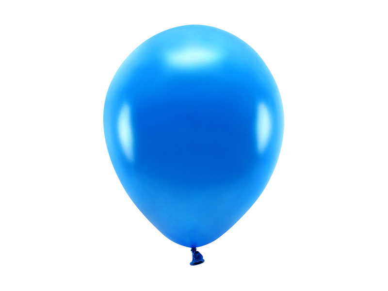 Balony Eco 26cm metalizowane granatowe