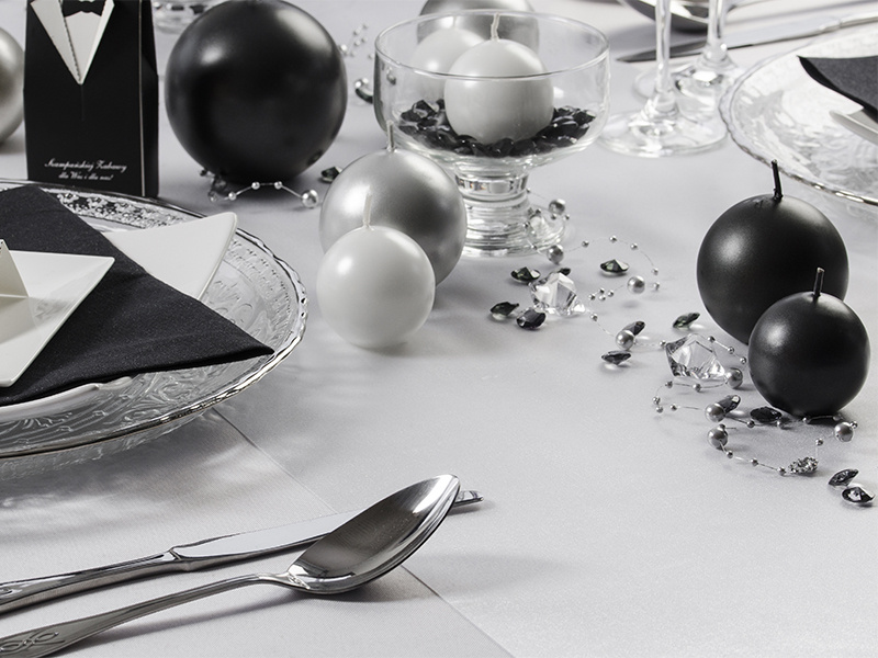 Satyna gładka biała 0,36 x 9 m - zdjęcie 5