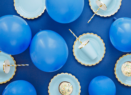 Balony Eco 26cm pastelowe, ultramaryna (1 op. / 10 szt.)