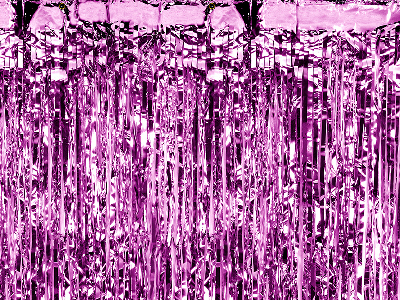 Kurtyna Party purpurowy 90 x 250cm - dekoracja imprezowa