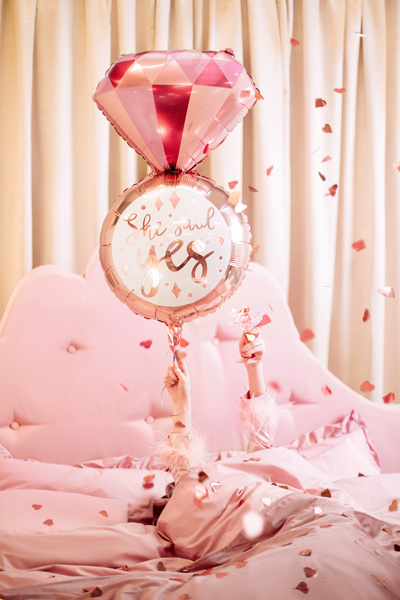 Balon foliowy Pierścionek 41x72 cm mix - zdjęcie 3