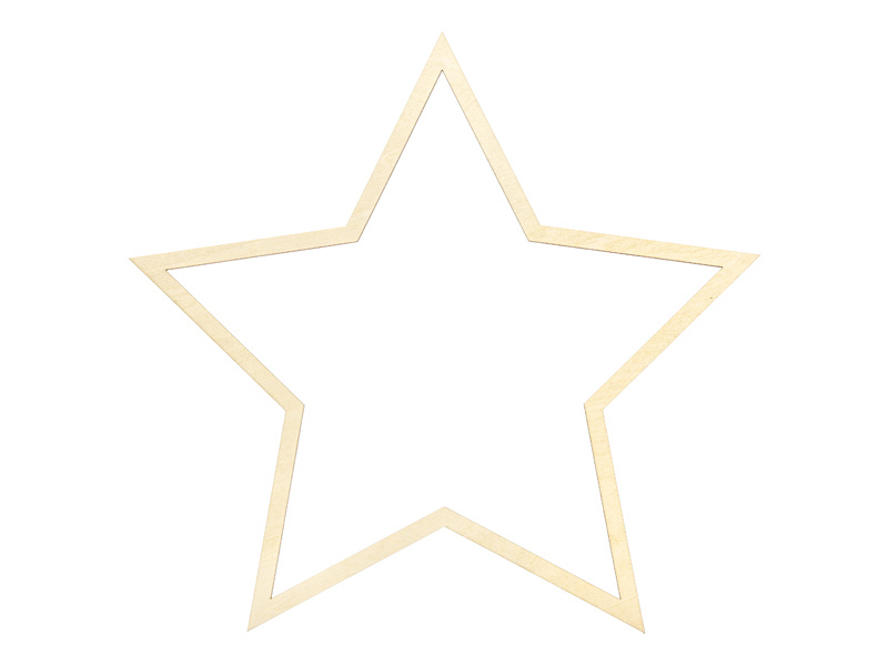 Drewniane zawieszki Gwiazdy - pomysł na prezent