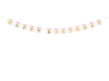 Baner Happy Birthday Kotki, 2.8 m, mix
