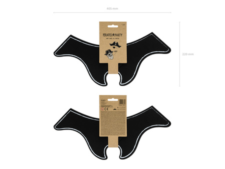 Czapka Pirata z opaską na oko, 14cm