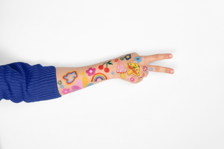 Farbki do malowania twarzy, 12 kolorów