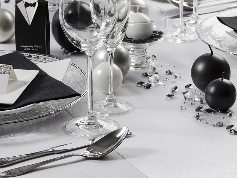 Satyna gładka biała 0,36 x 9 m - zdjęcie 4