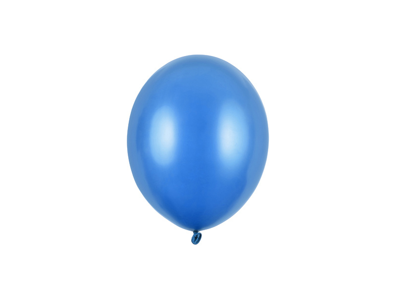 Balony Strong Metallic Cornflower Blue 12 cm - opakowanie 100 sztuk