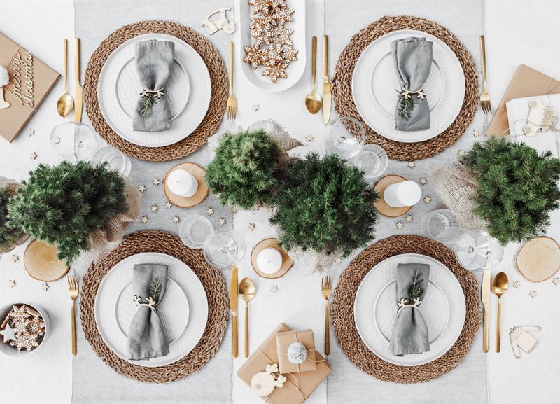 Drewniane obrączki na serwetki Renifery - zdjęcie 4