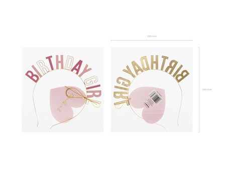 Opaska Birthday Girl, mix