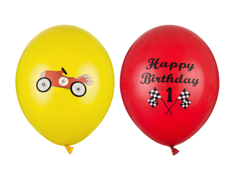 Balony Happy Birthday 30 cm, mix kolorów