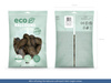 Balony Eco 30cm pastelowe, brązowy (1 op. / 100 szt.)
