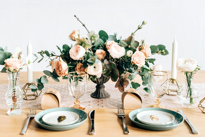 Organza z nadrukiem biały 0,36 x 9m - zdjęcie 2