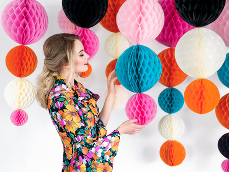 Kula bibułowa, j. różowy, 30cm