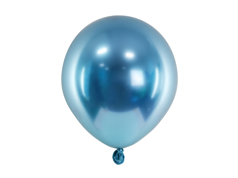 Balony Glossy 12 cm niebieskie - zdjęcie produktu