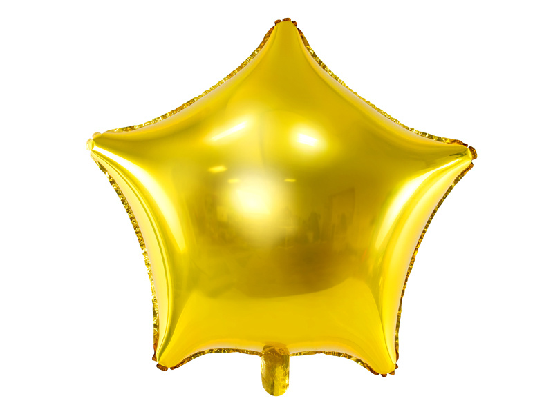 Balon foliowy Gwiazdka 48cm złoty - zdjęcie 1