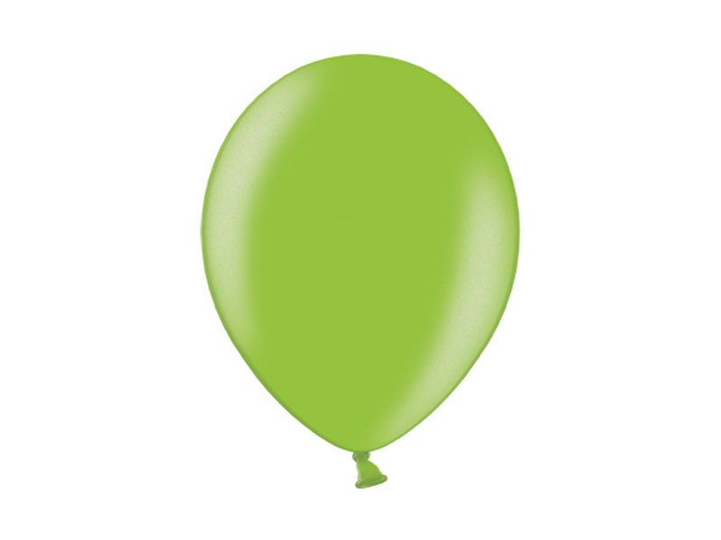 Balony Metallic Lime Green 23 cm, 100 sztuk