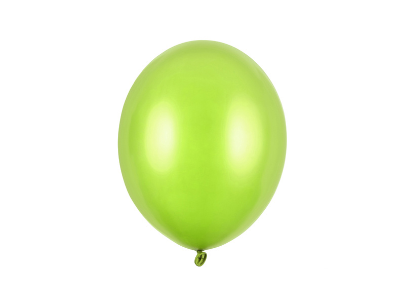 Balony Strong 27cm Metallic Lime Green opakowanie