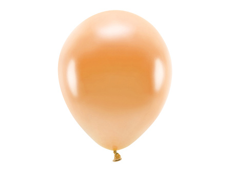 Balony Eco 30cm metalizowane, pomarańczowy (1 op. / 10 szt.)