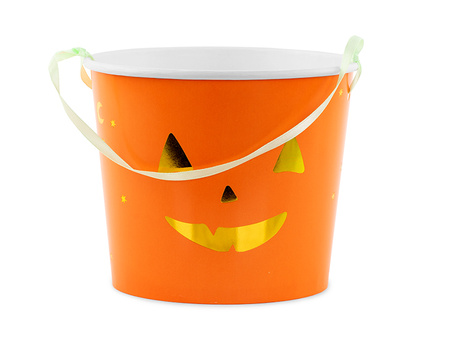 Wiaderka na cukierki Halloween, 13.5 cm, mix (1 op. / 2 szt.)