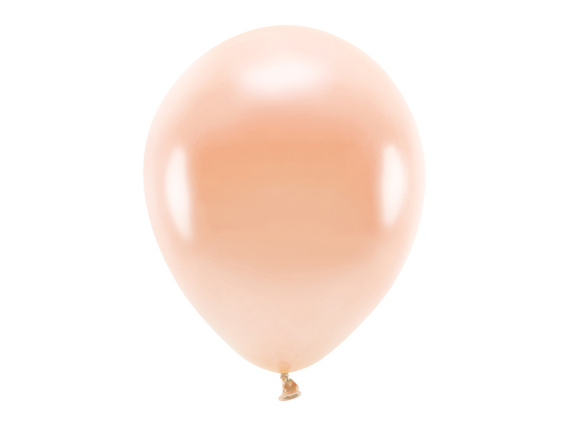 Balony Eco 30cm metalizowane brzoskwinia – opakowanie 100 sztuk