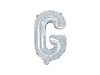 Balon foliowy Litera ''G'', 35cm, holograficzny