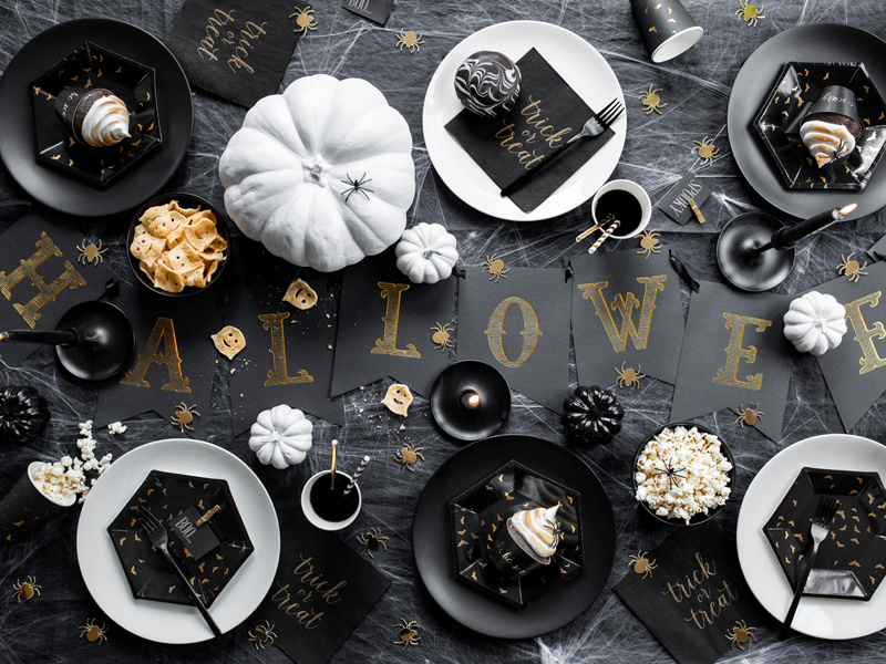 Baner Halloween czarny 20x175cm - zdjęcie 2