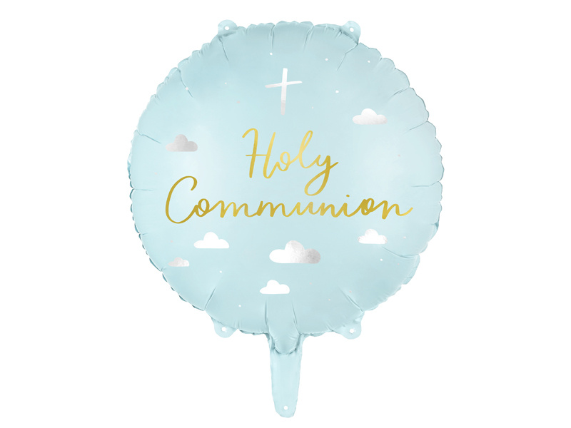 Balon foliowy Holy Communion, mix kolorów, 45 cm