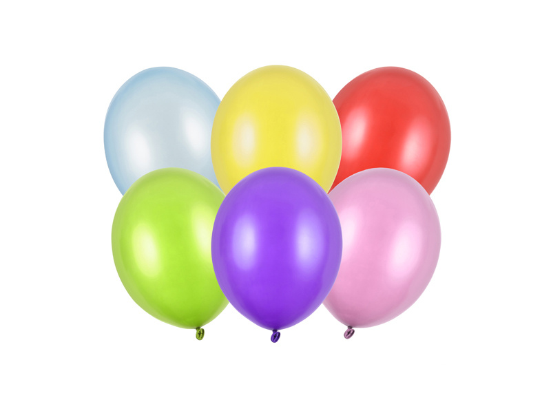 Balony Strong Metallic Mix 12cm, 100 sztuk