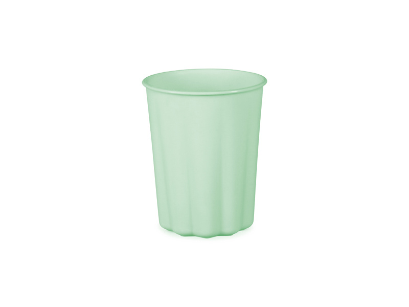 Kubeczki plastikowe Falbanka szałwiowe 220 ml – zestaw 4 sztuk