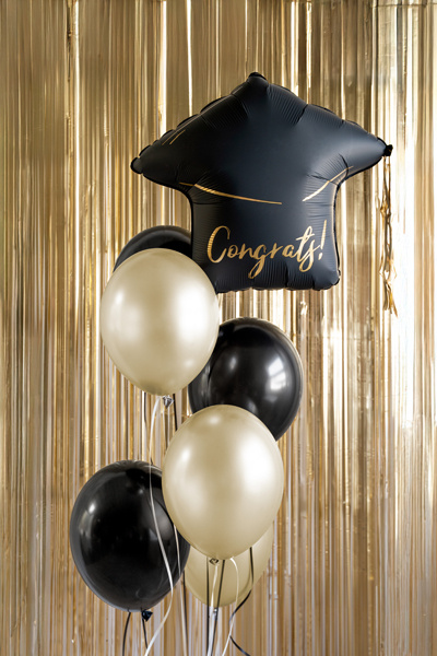 Balon czapka Congrats! - zbliżenie na szczegóły wykonania