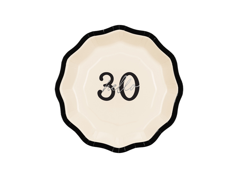 Talerzyki papierowe Hello 30 - opakowanie