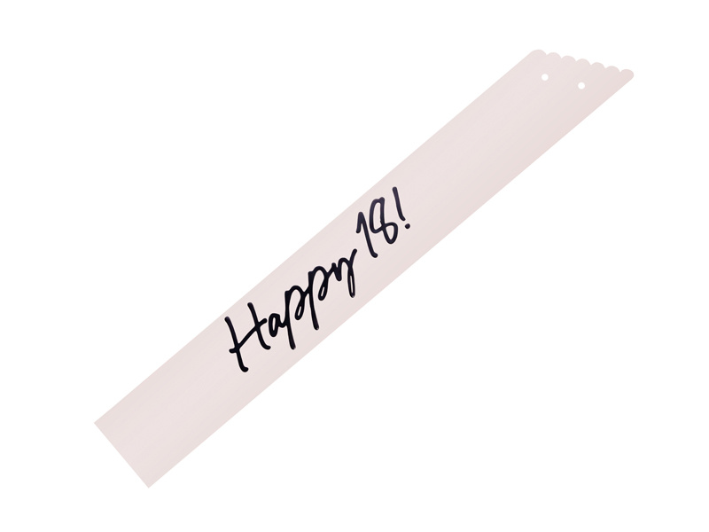 Szarfa Happy 18 kremowa – zdjęcie produktu