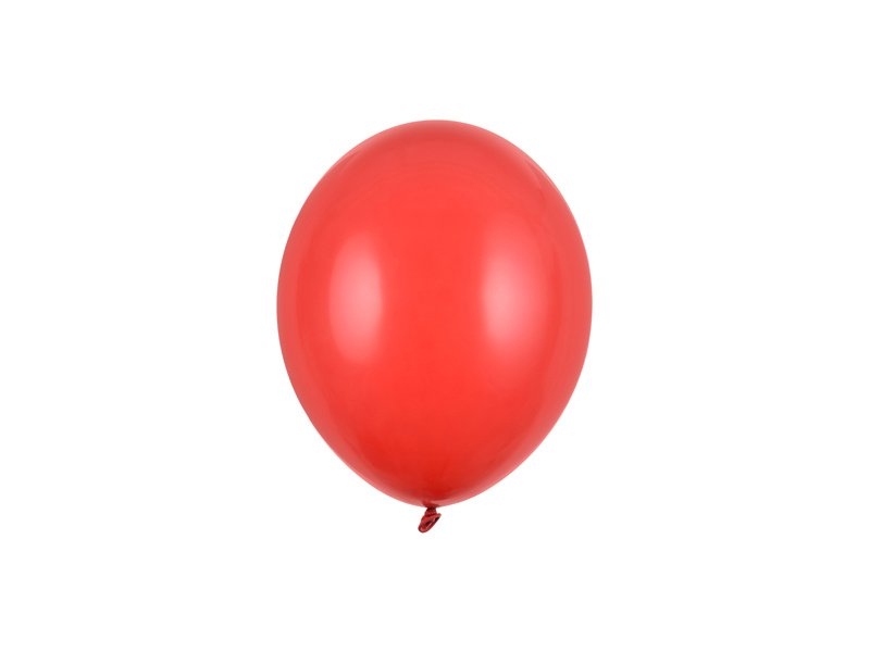 Balony Strong 12cm Pastel Poppy Red - opakowanie 100 sztuk