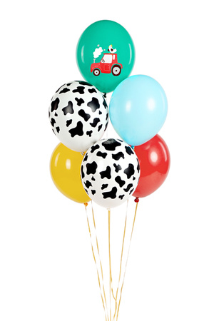 Balony 30 cm, Farma, mix (1 op. / 50 szt.)