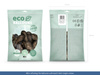 Balony Eco 30cm metalizowane, brązowy (1 op. / 100 szt.)