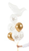 Balony 30 cm, God Bless, Pastel Pure White (1 op. / 50 szt.)