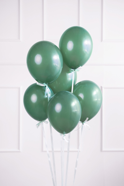 Balony Strong Pastel Bottle Green 23 cm – przykładowa aranżacja