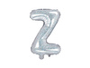 Balon foliowy Litera ''Z'', 35cm, holograficzny