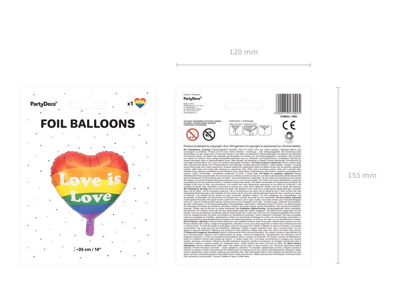 Balon Love is Love – na imprezę i do domu