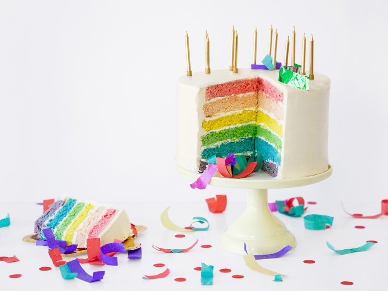 Świeczki urodzinowe gładkie złote 6cm – zdjęcie 7